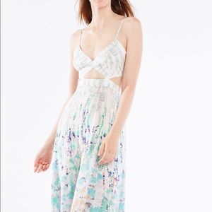 BCBG MAXAZRIA Summer Runway floral Long dress